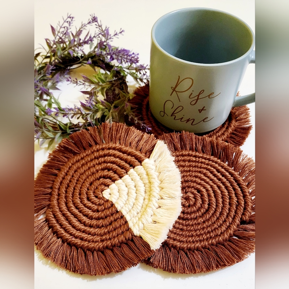 Macrame Coasters - Picture 8 of 8